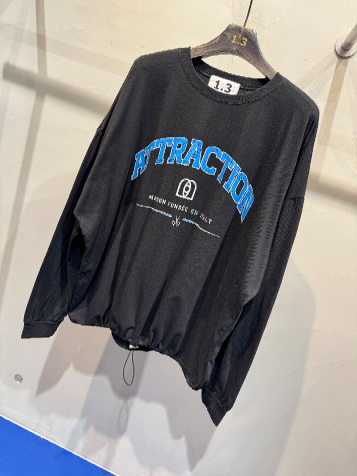 1.3東大門代購女裝新款推薦休閑人氣時尚26春夏熱賣長袖T恤1.3長袖T恤