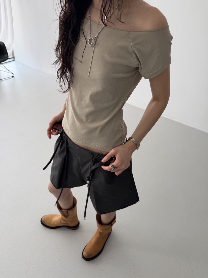 MINIMUZE東大門代購女士新品休閑職業人氣時尚26春夏真品T恤MINIMUZET恤