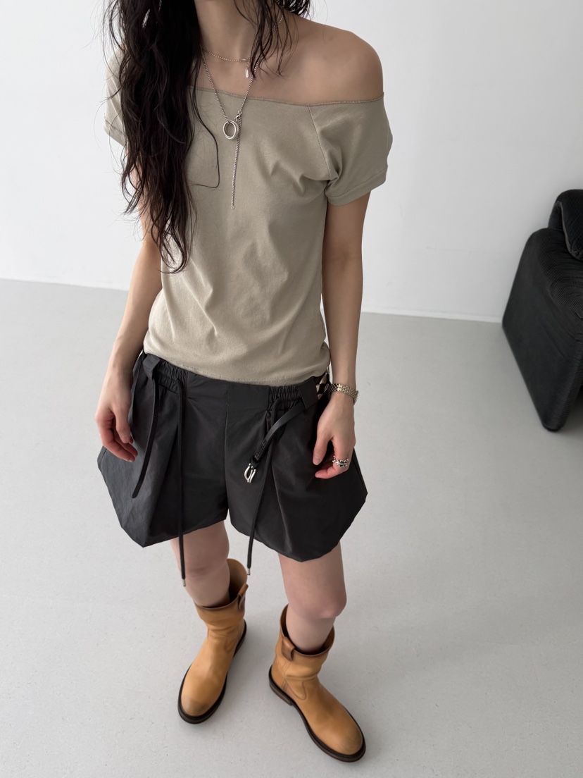 MINIMUZE東大門代購女士新品休閑職業人氣時尚26春夏真品T恤MINIMUZET恤