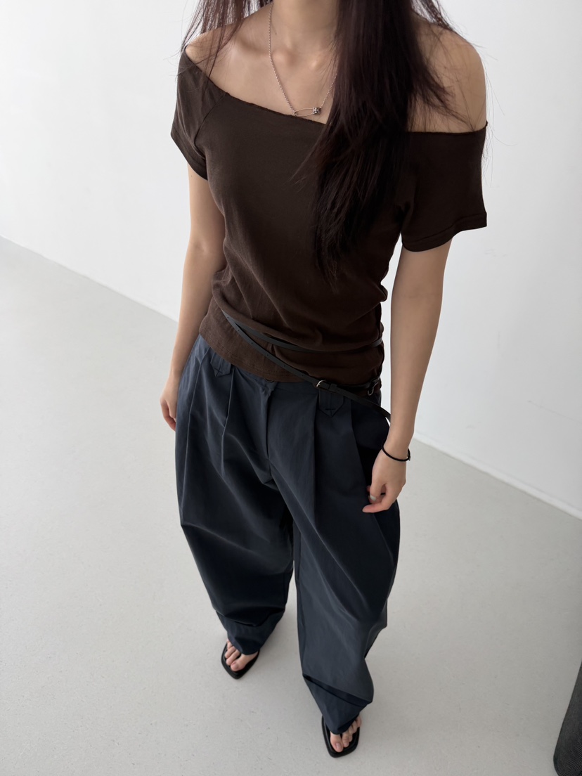 MINIMUZE東大門代購女士新品休閑職業人氣時尚26春夏真品T恤MINIMUZET恤