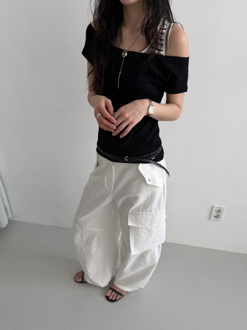 MINIMUZE東大門代購女士新品休閑職業人氣時尚26春夏真品T恤MINIMUZET恤