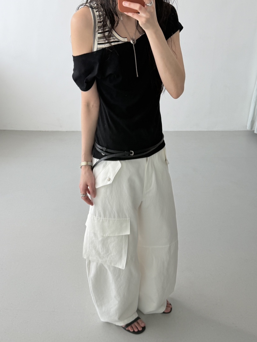 MINIMUZE東大門代購女士新品休閑職業人氣時尚26春夏真品T恤MINIMUZET恤