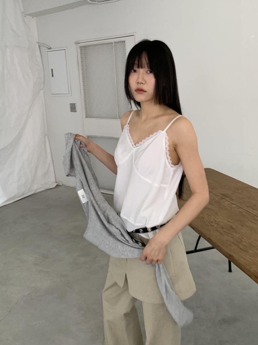 BAKING POWDER東大門代購女裝新款時尚26春夏真品吊帶背心BAKING POWDER吊帶/背心