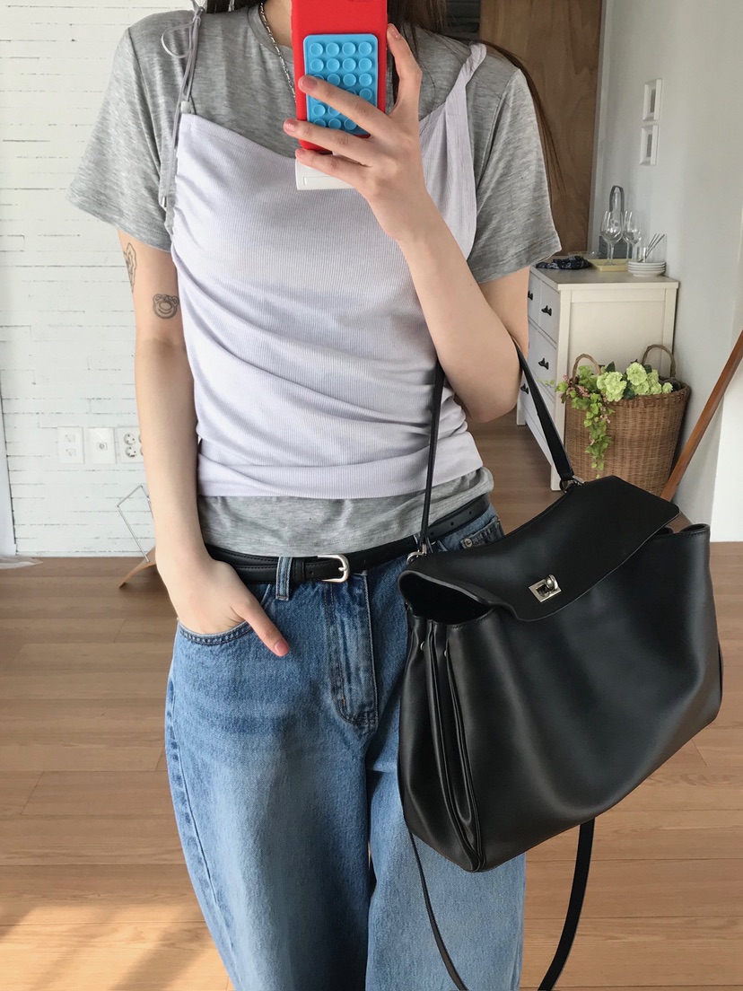 ESCHER韓國代購女士新款熱賣人氣吊帶背心不含內搭不對稱ESCHER吊帶/背心