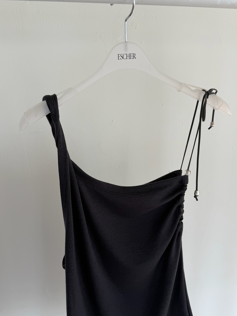 ESCHER韓國代購女士新款熱賣人氣吊帶背心不含內搭不對稱ESCHER吊帶/背心