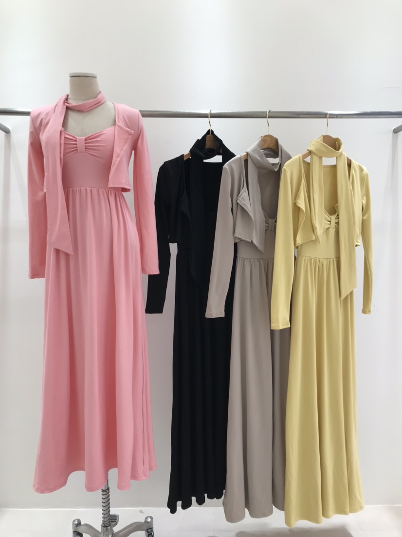 KC MARKET東大門代購女裝新款人氣26春夏套裝含脖帶兩件套KC MARKET套裝