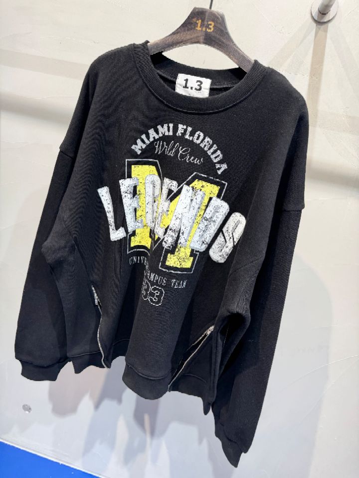 1.3東大門直郵女裝新品職業熱賣真品休閑時尚人氣衛衣拉鏈1.3衛衣