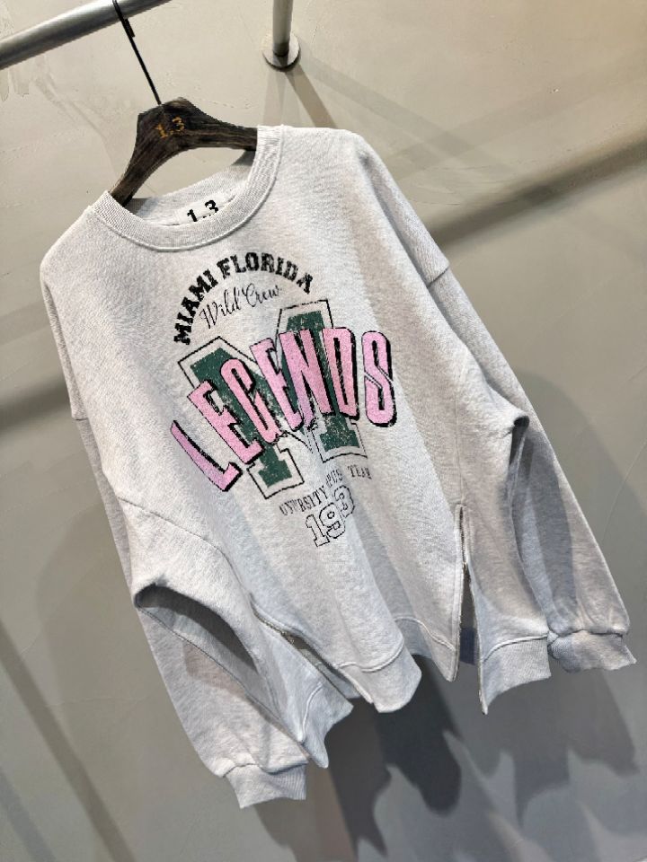 1.3東大門直郵女裝新品職業熱賣真品休閑時尚人氣衛衣拉鏈1.3衛衣