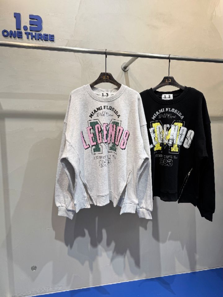 1.3東大門直郵女裝新品職業熱賣真品休閑時尚人氣衛衣拉鏈1.3衛衣