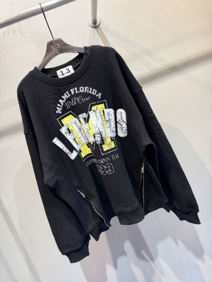 1.3東大門直郵女裝新品職業熱賣真品休閑時尚人氣衛衣拉鏈1.3衛衣