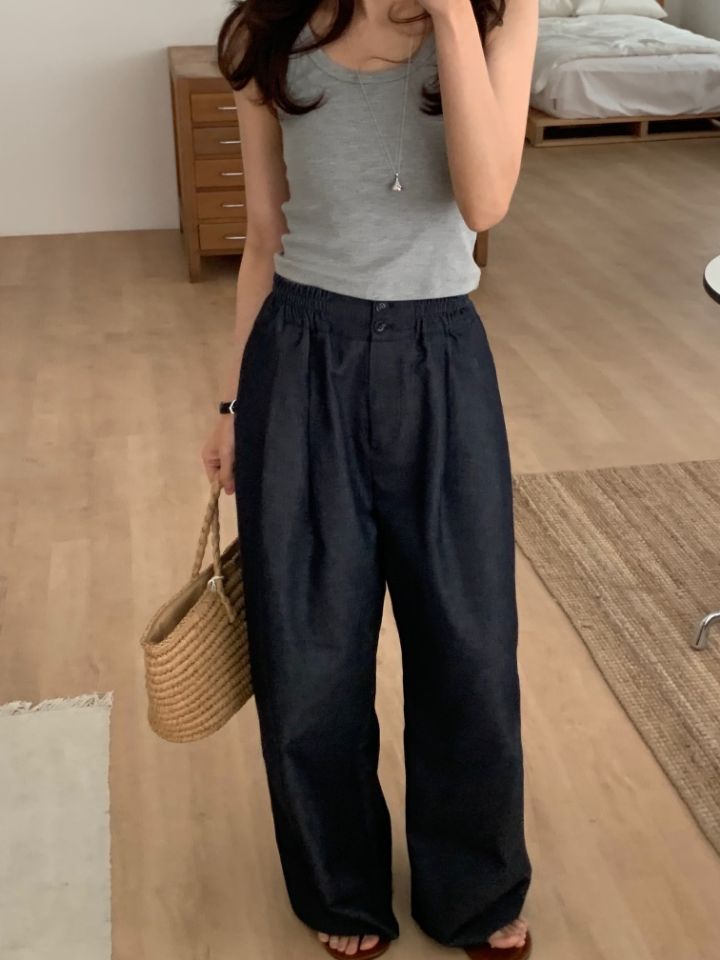 KOMOREBI韓國直郵女裝新款職業推薦人氣真品熱賣休閑休閑褲KOMOREBI休閑褲圖色2