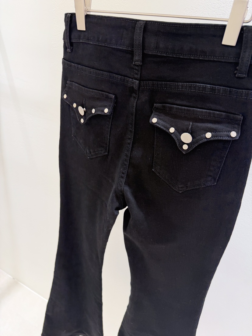 KC MARKET韓國代購女士新款人氣休閑推薦熱賣職業牛仔褲KC MARKET牛仔褲