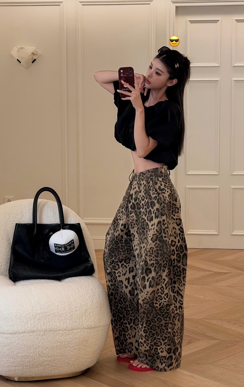 VIRKIN東大門實拍女士新品時尚休閑職業熱賣人氣26春夏牛仔褲VIRKIN牛仔褲