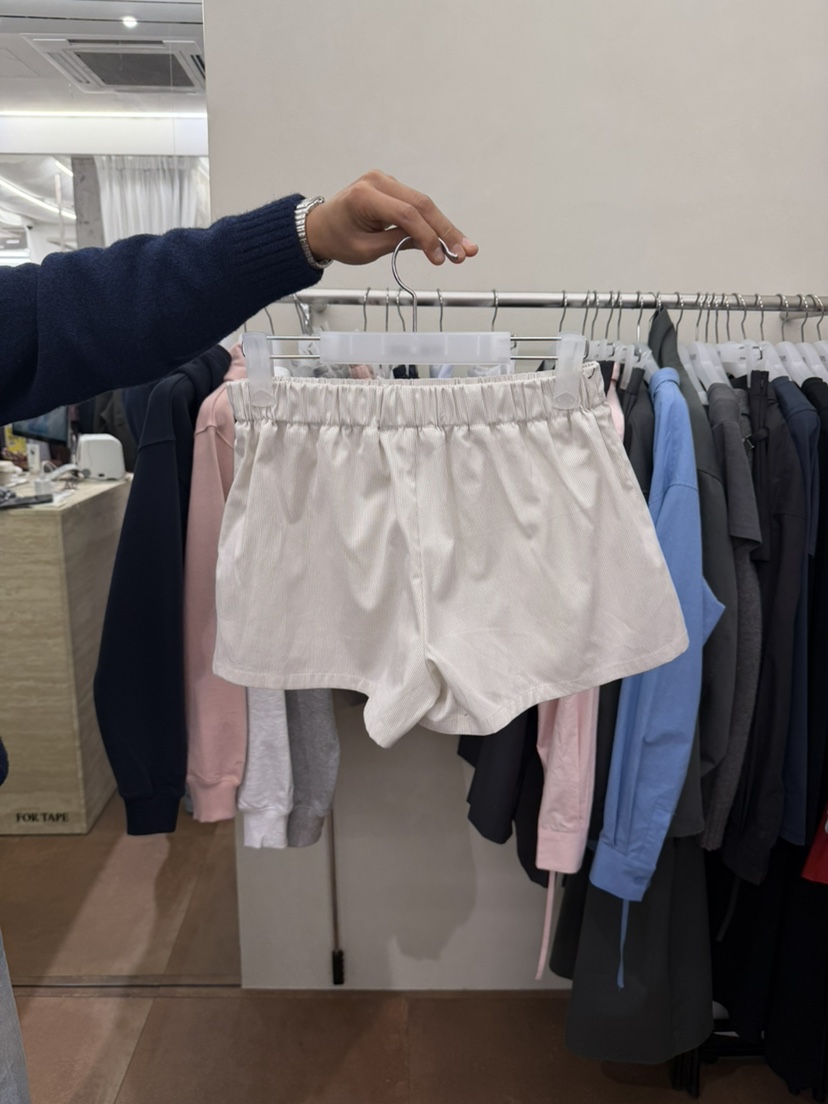 FOR TAPE韓國代購女士新品26春夏真品推薦時尚職業短褲條紋FOR TAPE短褲