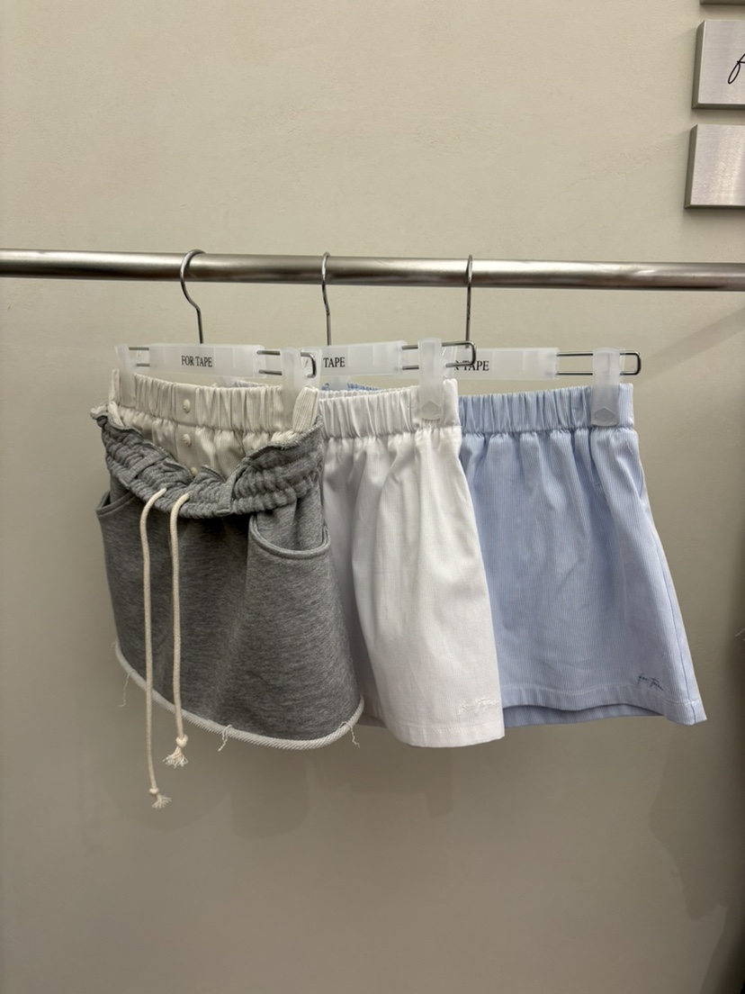 FOR TAPE韓國代購女士新品26春夏真品推薦時尚職業短褲條紋FOR TAPE短褲