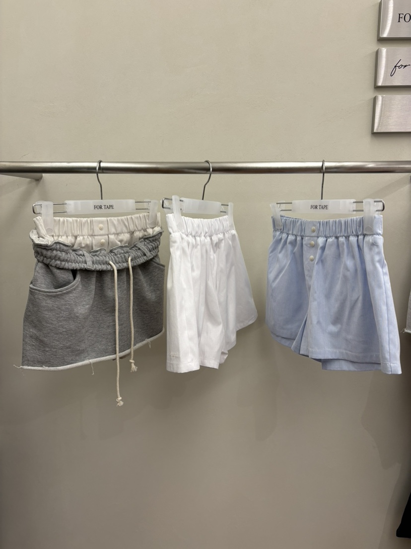 FOR TAPE韓國代購女士新品26春夏真品推薦時尚職業短褲條紋FOR TAPE短褲