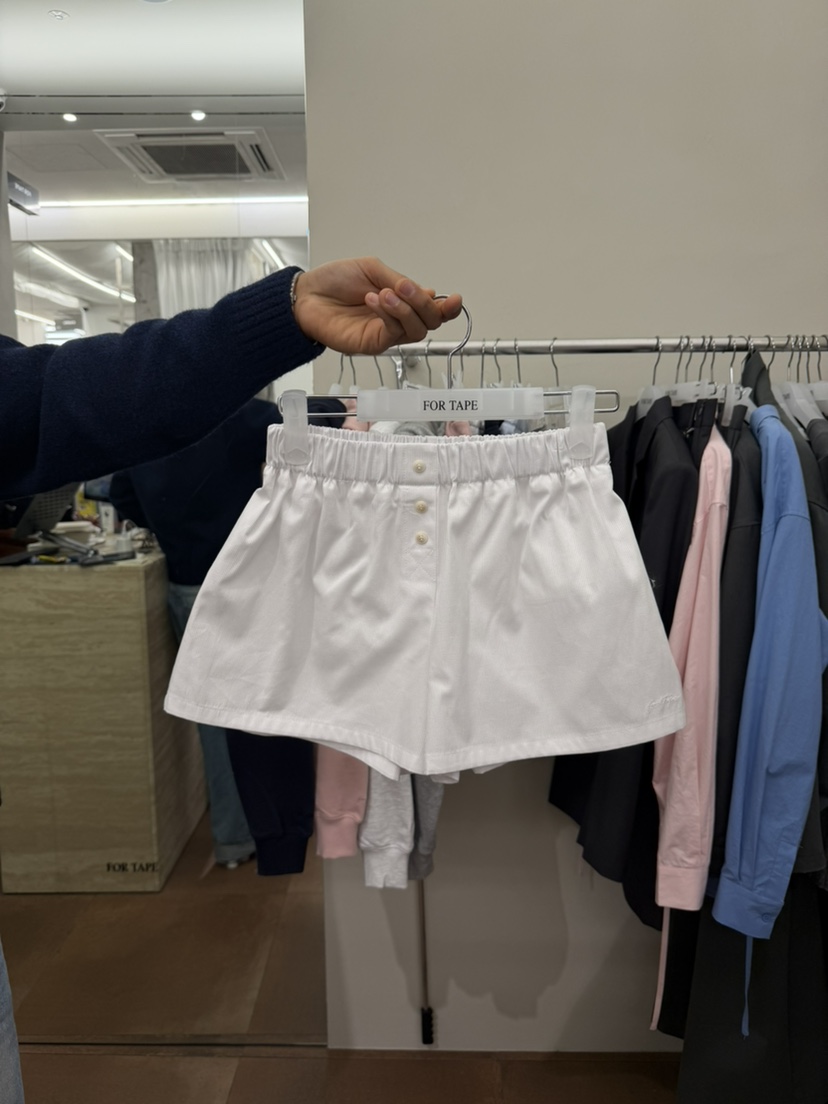 FOR TAPE韓國代購女士新品26春夏真品推薦時尚職業短褲條紋FOR TAPE短褲圖色3