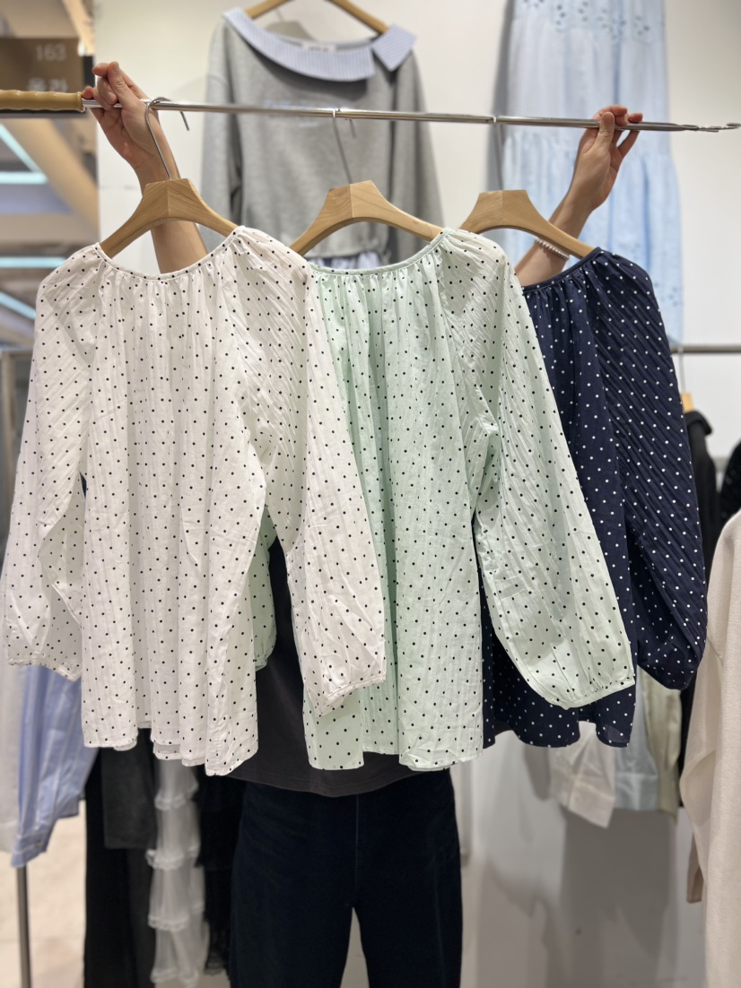 OLA韓國直郵女裝新款推薦人氣熱賣休閑真品26春夏襯衫蕾絲衫mellor/OLA襯衫/蕾絲衫