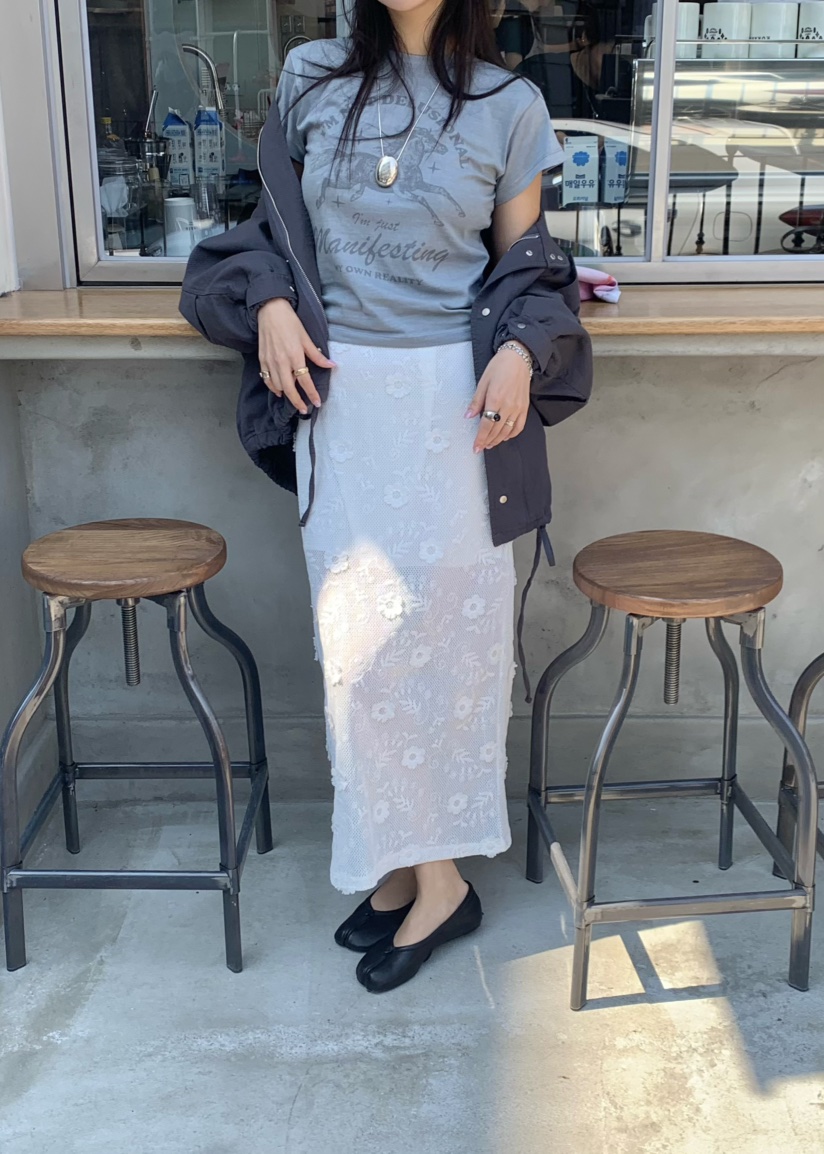 OUPPT韓國代購女士新品人氣推薦時尚26春夏休閑熱賣職業長裙OUPPT長裙