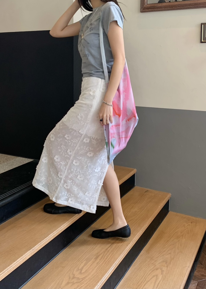 OUPPT韓國代購女士新品人氣推薦時尚26春夏休閑熱賣職業長裙OUPPT長裙