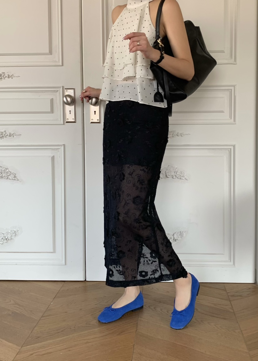 OUPPT韓國代購女士新品人氣推薦時尚26春夏休閑熱賣職業長裙OUPPT長裙