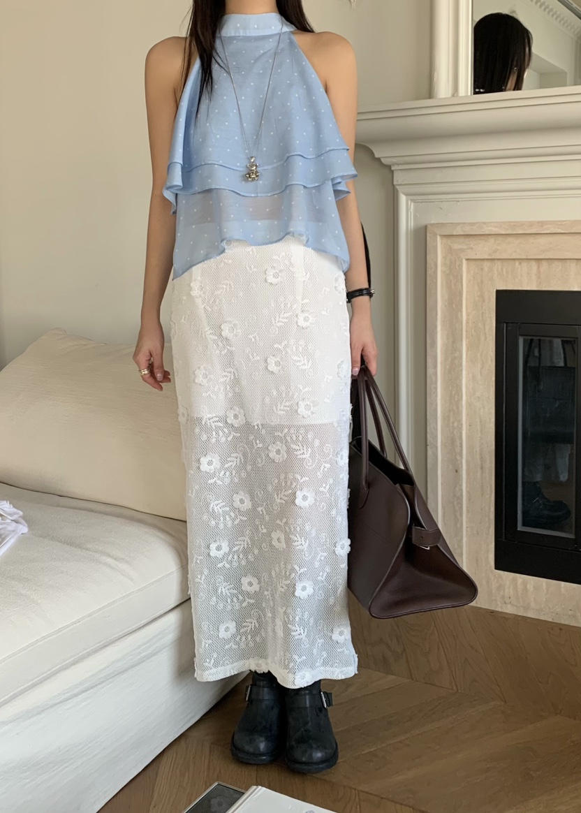 OUPPT韓國代購女士新品人氣推薦時尚26春夏休閑熱賣職業長裙OUPPT長裙圖色1