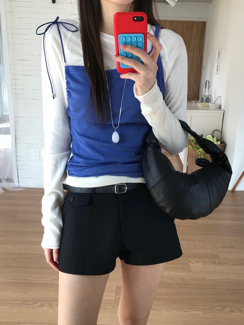 ESCHER東大門代購女裝新品人氣真品時尚短褲不含腰帶口袋ESCHER短褲