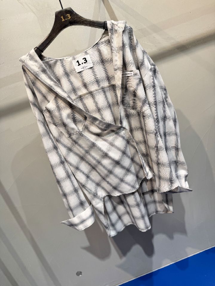 1.3韓國代購女裝新款真品熱賣時尚休閑26春夏襯衫蕾絲衫1.3襯衫/蕾絲衫