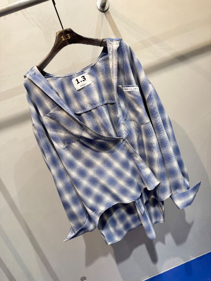 1.3韓國代購女裝新款真品熱賣時尚休閑26春夏襯衫蕾絲衫1.3襯衫/蕾絲衫