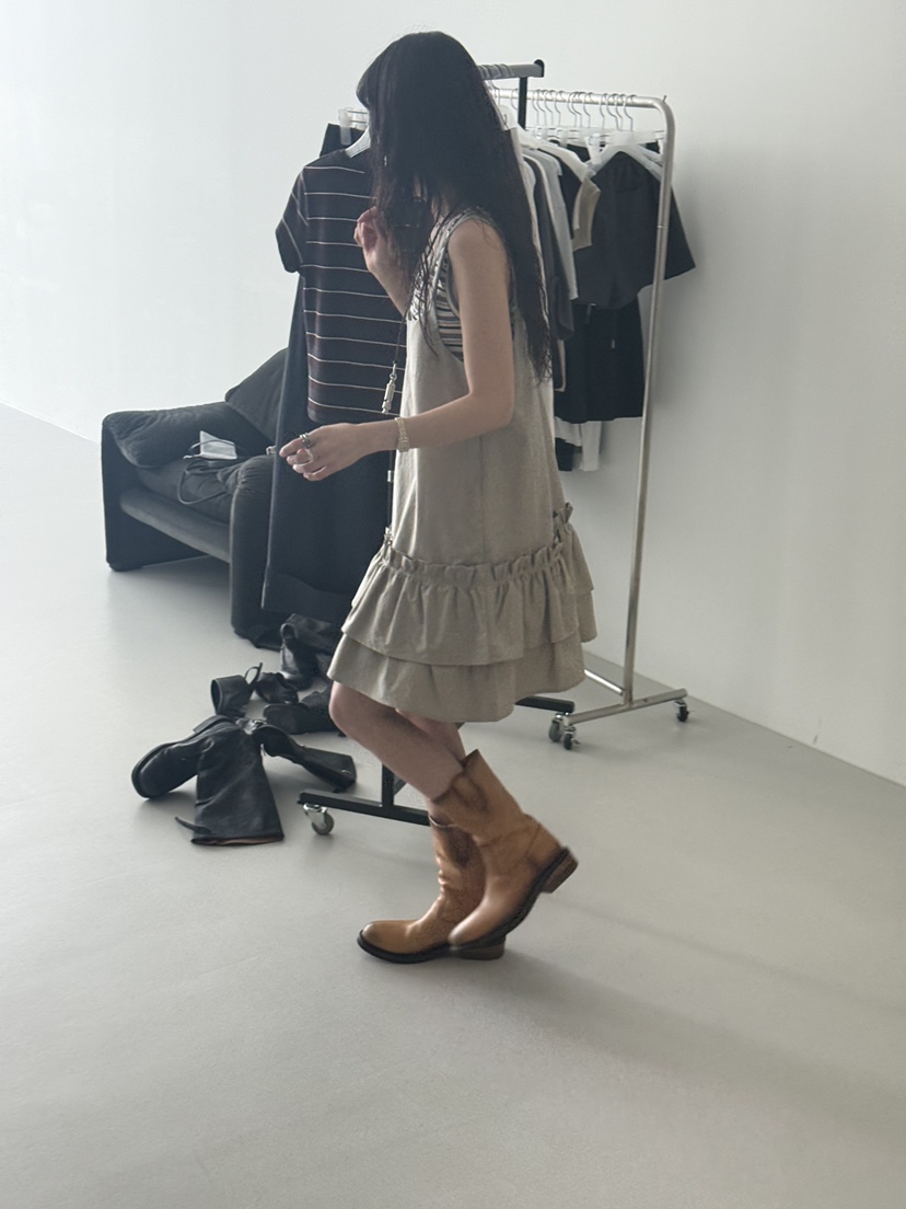 MINIMUZE韓國直郵女裝新款真品人氣26春夏職業時尚連衣裙MINIMUZE連衣裙