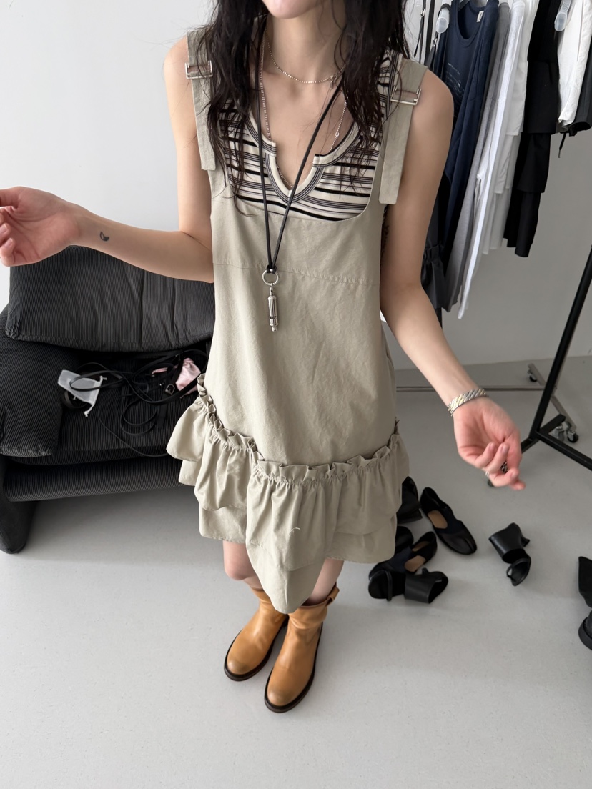 MINIMUZE韓國直郵女裝新款真品人氣26春夏職業時尚連衣裙MINIMUZE連衣裙