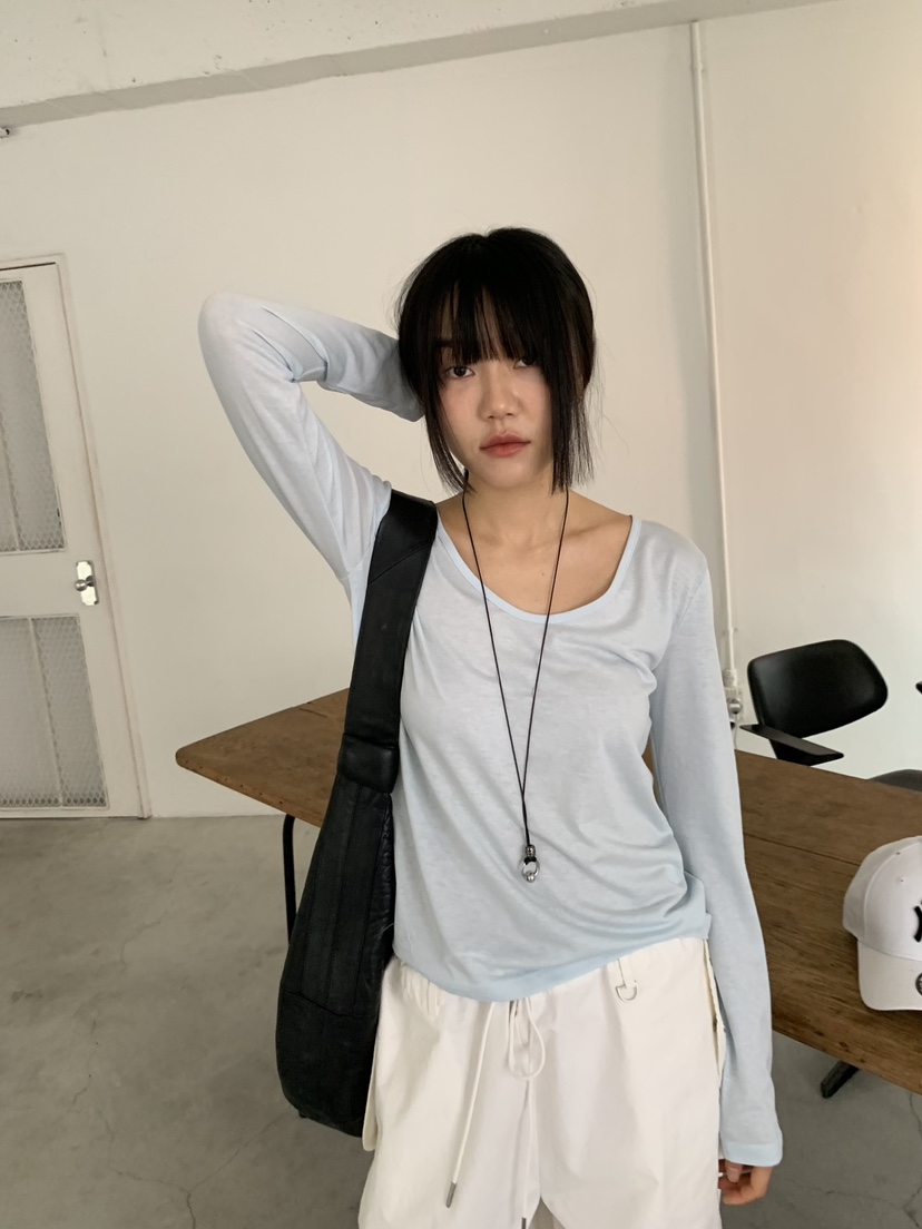 BAKING POWDER東大門直郵女裝新款熱賣職業26春夏長袖T恤BAKING POWDER長袖T恤