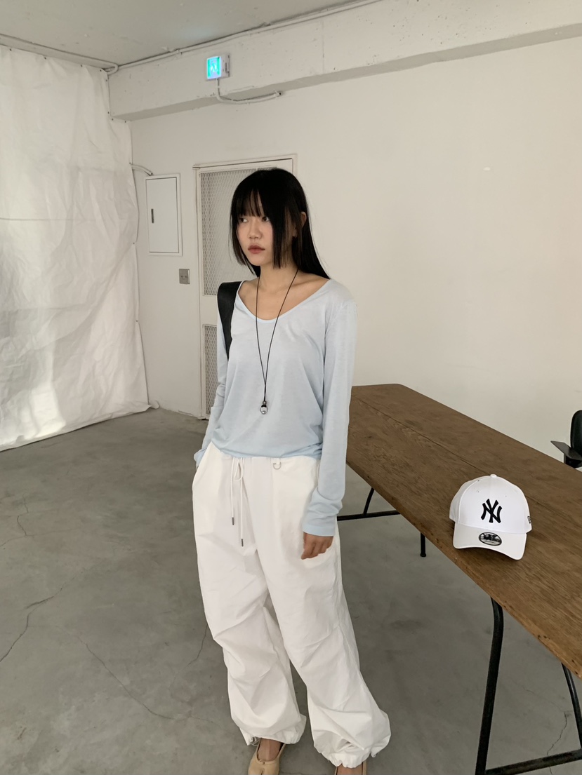 BAKING POWDER東大門直郵女裝新款熱賣職業26春夏長袖T恤BAKING POWDER長袖T恤