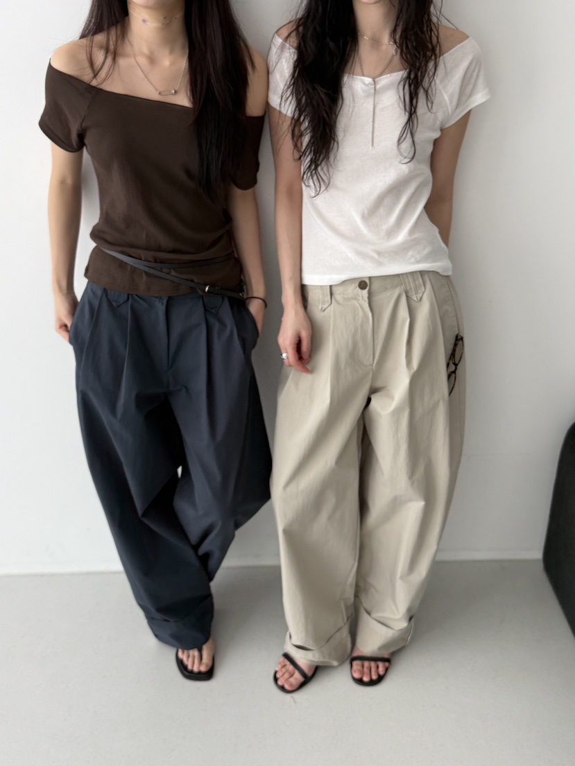 MINIMUZE東大門直郵女士新款時尚人氣熱賣休閑26春夏休閑褲MINIMUZE休閑褲