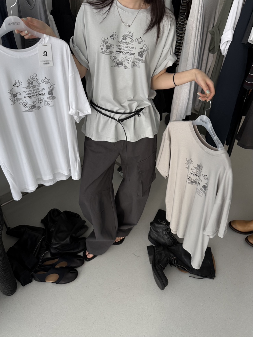 MINIMUZE韓國代購女裝新品休閑真品熱賣推薦人氣職業26春夏T恤MINIMUZET恤