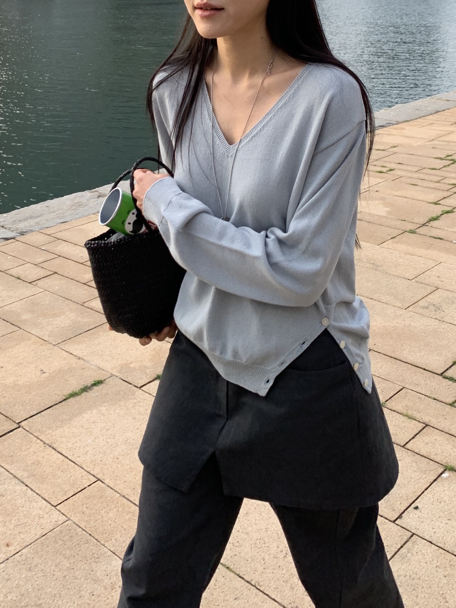 BAKING POWDER韓國代購女士新品人氣時尚推薦針織衫紐扣BAKING POWDER針織衫