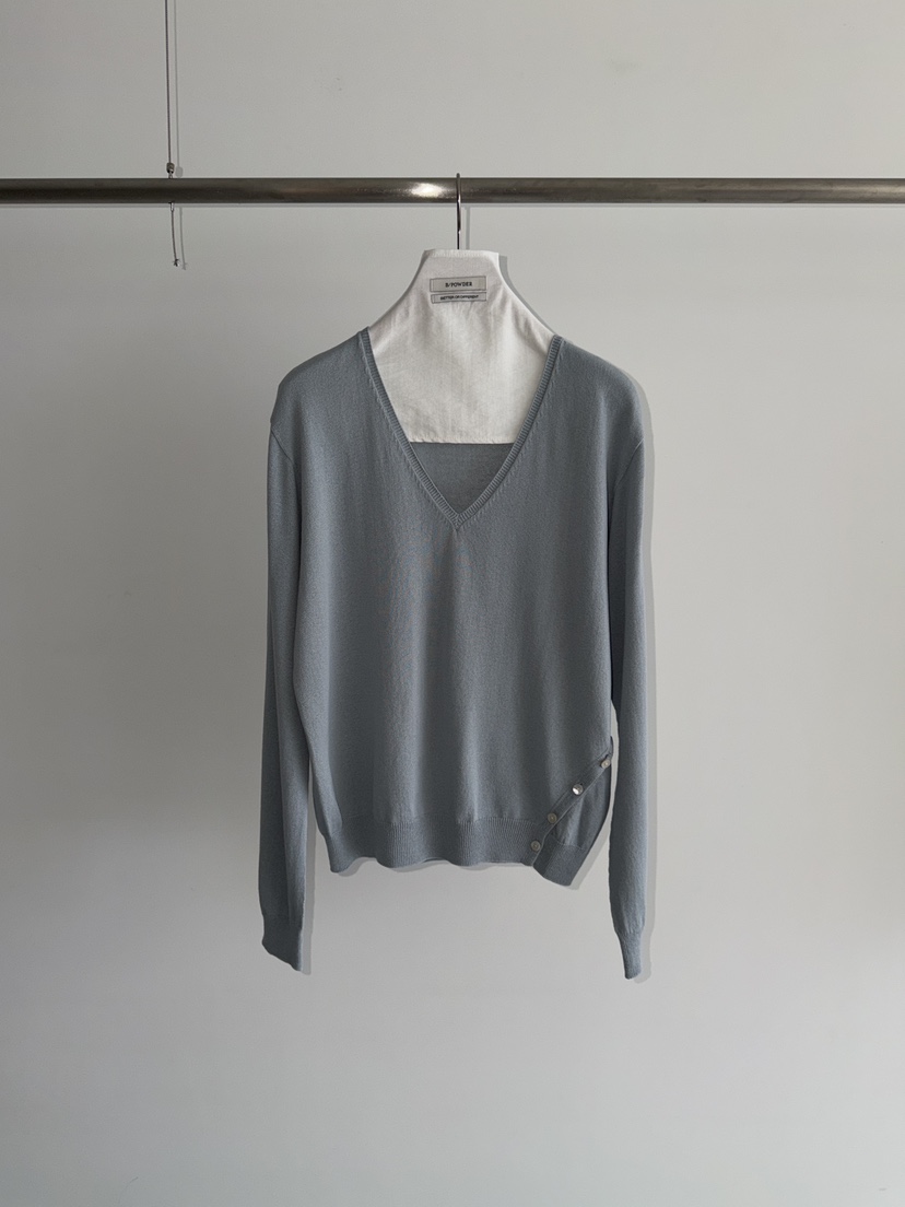 BAKING POWDER韓國代購女士新品人氣時尚推薦針織衫紐扣BAKING POWDER針織衫圖色2