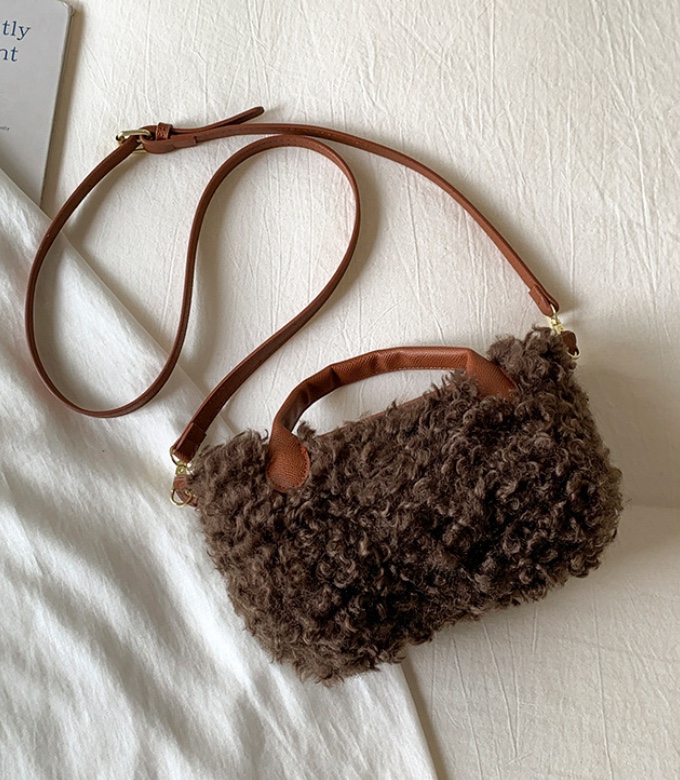 POSH BLUE東大門直郵女士新款真品時尚人氣單肩斜跨包絨POSH BLUE單肩/斜跨包