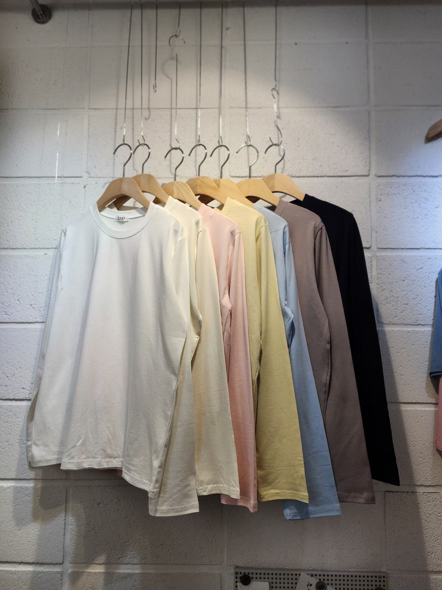 VENI東大門直郵女士新款真品職業時尚人氣熱賣推薦長袖T恤VENI長袖T恤圖色7左七色