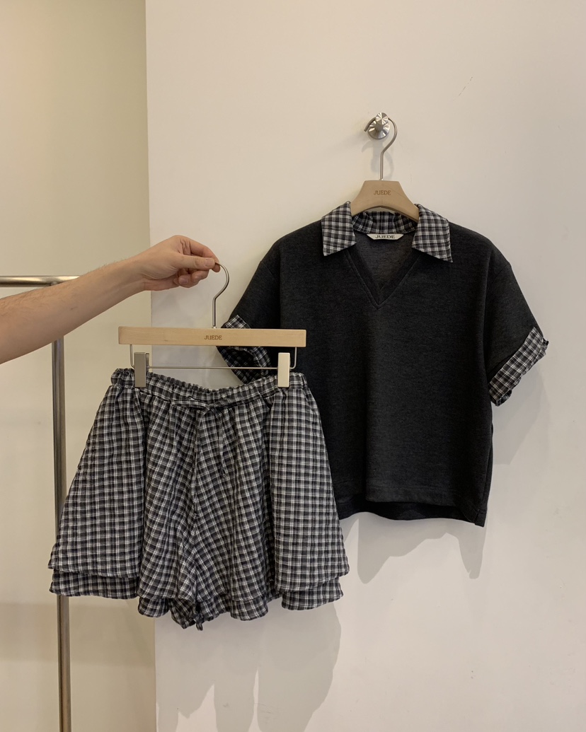 JUEDE韓國代購女士新品休閑推薦26春夏短褲JUEDE短褲