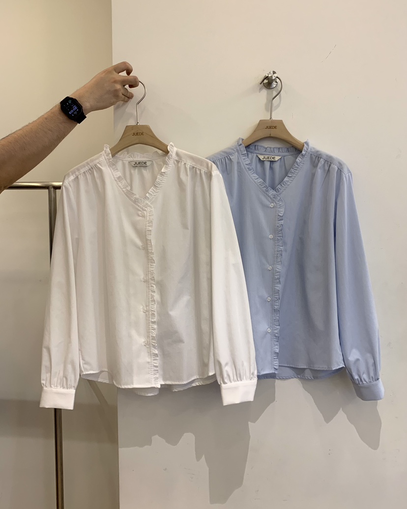 JUEDE東大門實拍女裝新品推薦襯衫蕾絲衫JUEDE襯衫/蕾絲衫