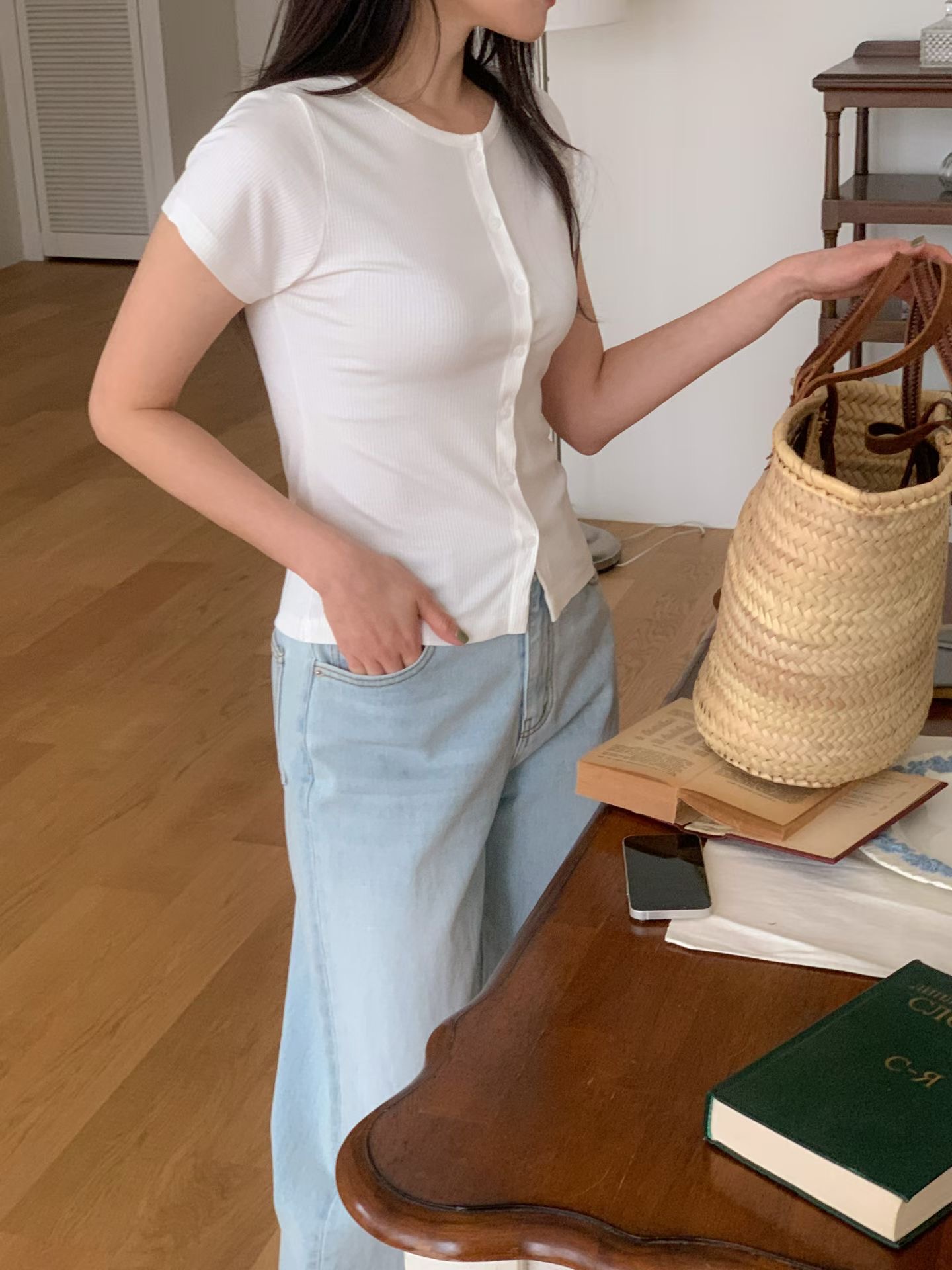 LEOPARD韓國代購女士新款真品26春夏熱賣時尚職業人氣T恤LEOPARDT恤