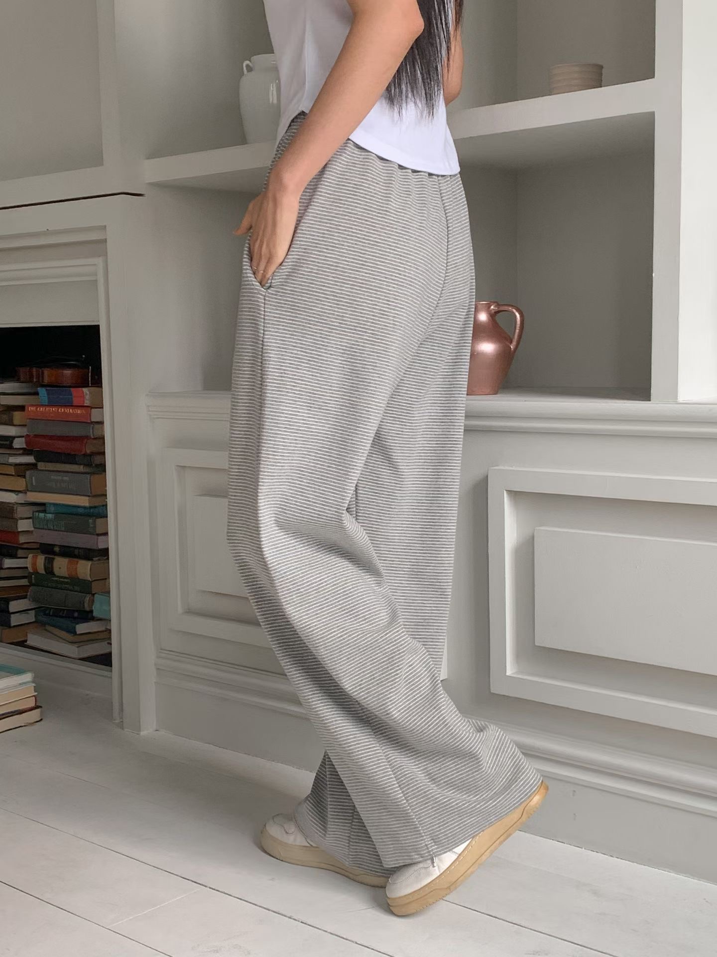 LEOPARD韓國代購女裝新款真品26春夏熱賣人氣休閑時尚休閑褲LEOPARD休閑褲