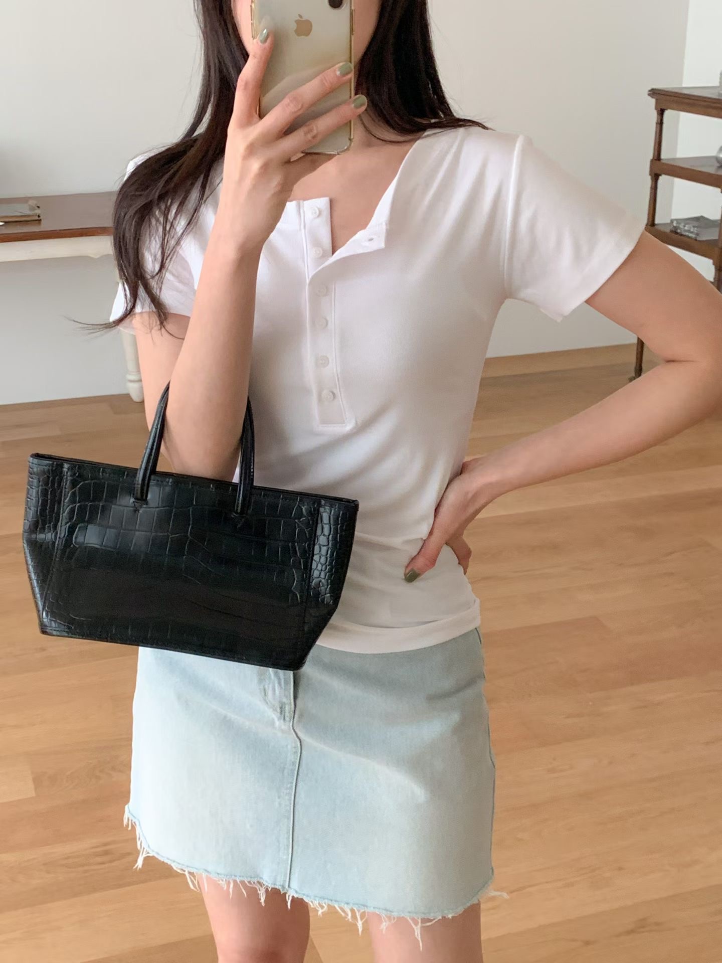 LEOPARD韓國直郵女裝新款推薦休閑人氣熱賣職業26春夏T恤LEOPARDT恤