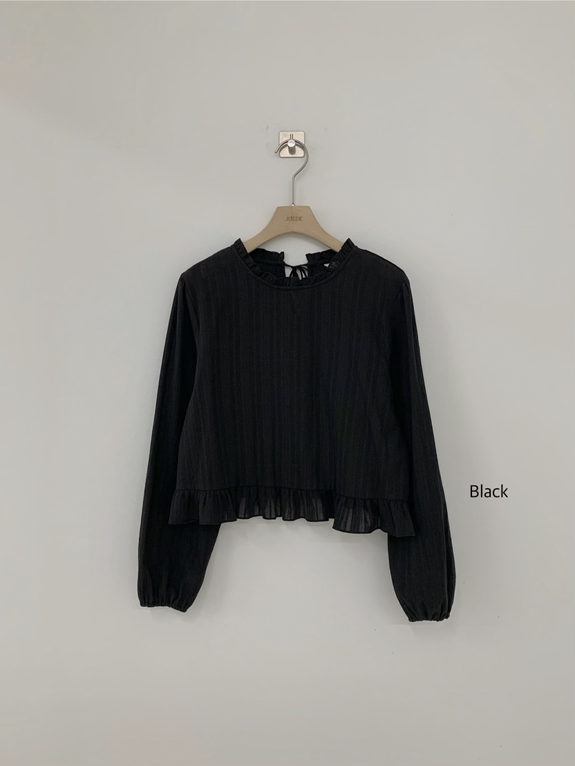 JUEDE韓國直郵女裝新款休閑襯衫蕾絲衫JUEDE襯衫/蕾絲衫圖色2