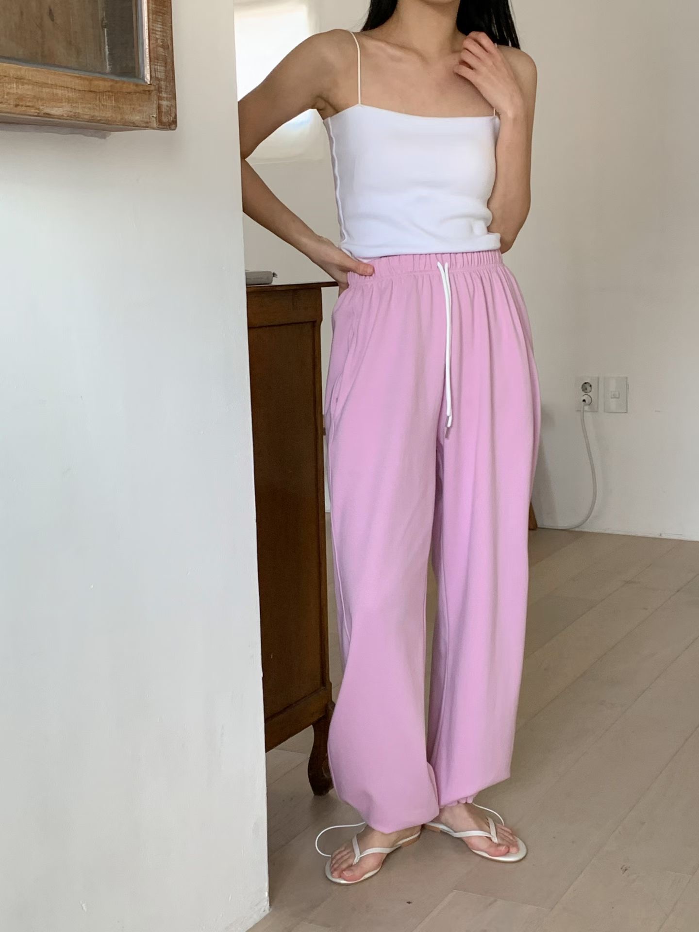 LEOPARD韓國直郵女士新品熱賣26春夏休閑職業推薦真品休閑褲LEOPARD休閑褲