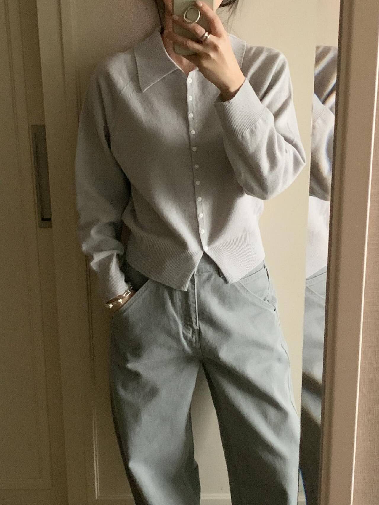 LONDON LACE-런던레이스-T東大門代購女士新品時尚針織衫紐扣LONDON LACE針織衫