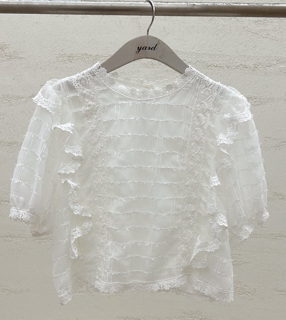 YARD韓國直郵實拍女士新品時尚職業熱賣人氣襯衫蕾絲衫雪紡YARD襯衫/蕾絲衫圖色1