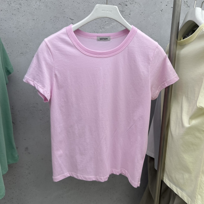 SIXTEEN韓國直郵實拍女裝新款熱賣人氣休閑推薦時尚26春夏T恤SIXTEENT恤圖色4