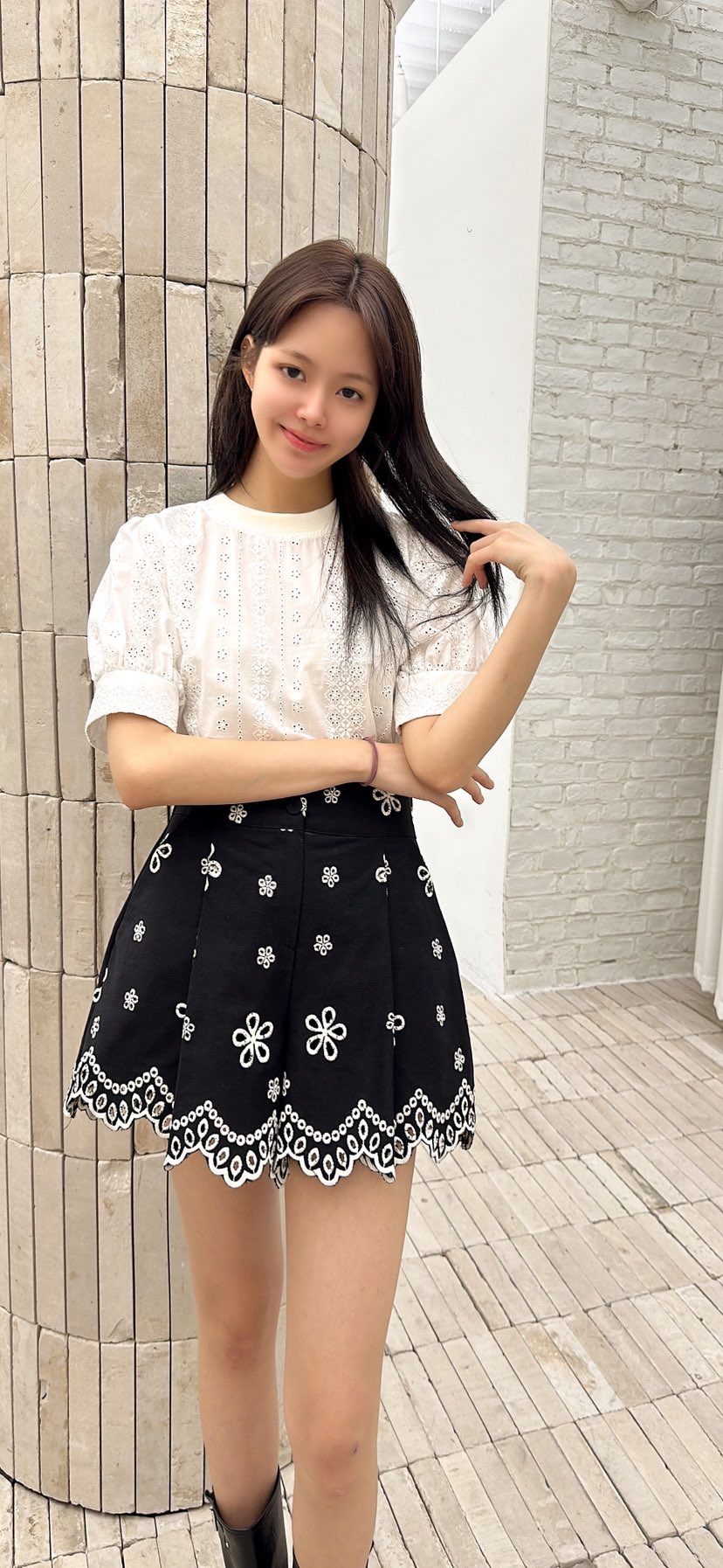 YARD韓國直郵實拍女裝新款時尚熱賣26春夏襯衫蕾絲衫刺繡棉質YARD襯衫/蕾絲衫